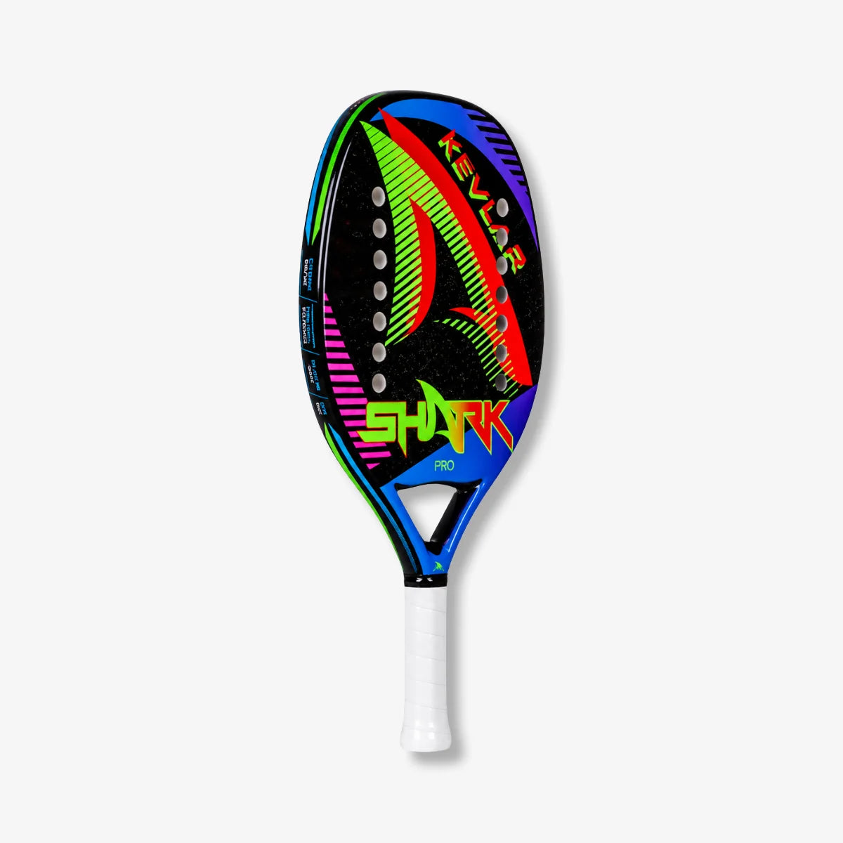 Raquete_De_Beach_Tennis_Shark_Kevlar_Preto