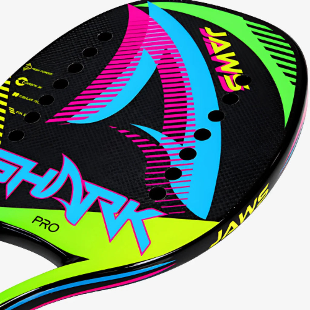Raquete_De_Beach_Tennis_Shark_Jaws_Preto