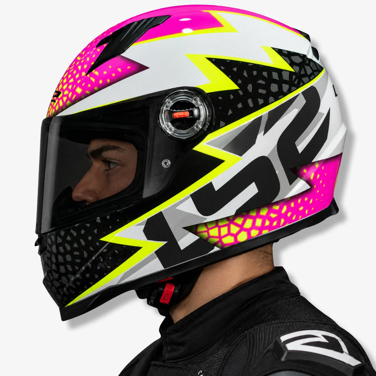 Capacete Ls2 Fechado FF358 Speedy Rosa