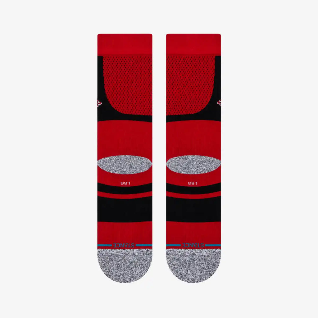 Meia_Stance_Rockets_Shortcut_2_Cano_Médio_Vermelho