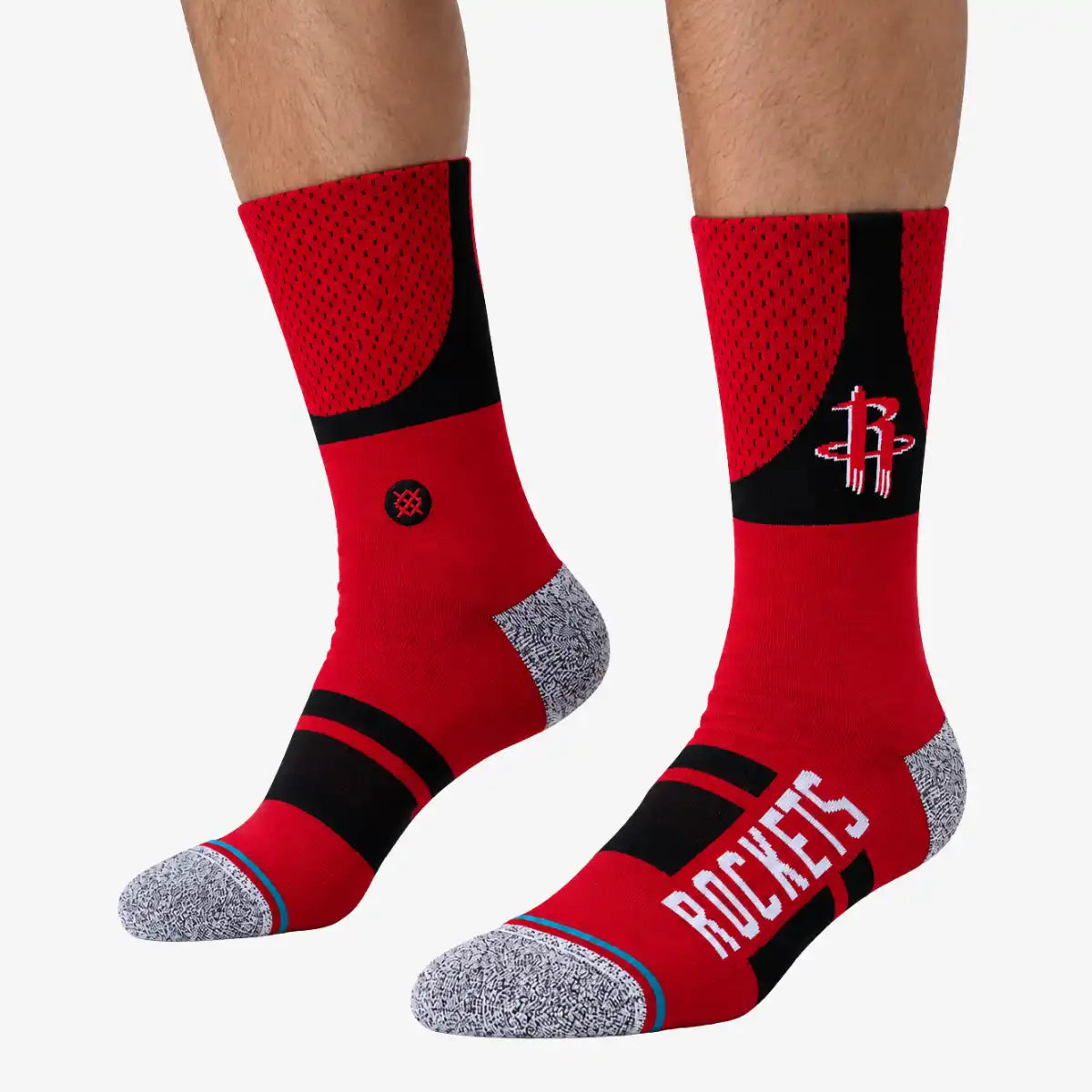 Meia_Stance_Rockets_Shortcut_2_Cano_Médio_Vermelho