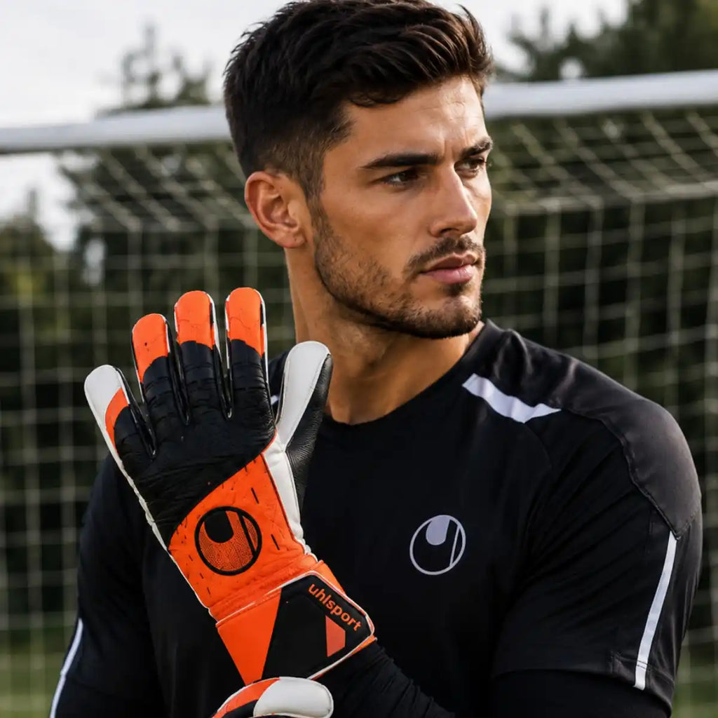 Luva_De_Goleiro_UhlSports_Starter_Resist_Laranja