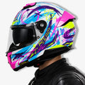 Capacete_Ls2_Fechado_Stream_II_FF808_Scratches_Fosco_Rosa