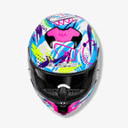 Capacete_Ls2_Fechado_Stream_II_FF808_Scratches_Fosco_Rosa