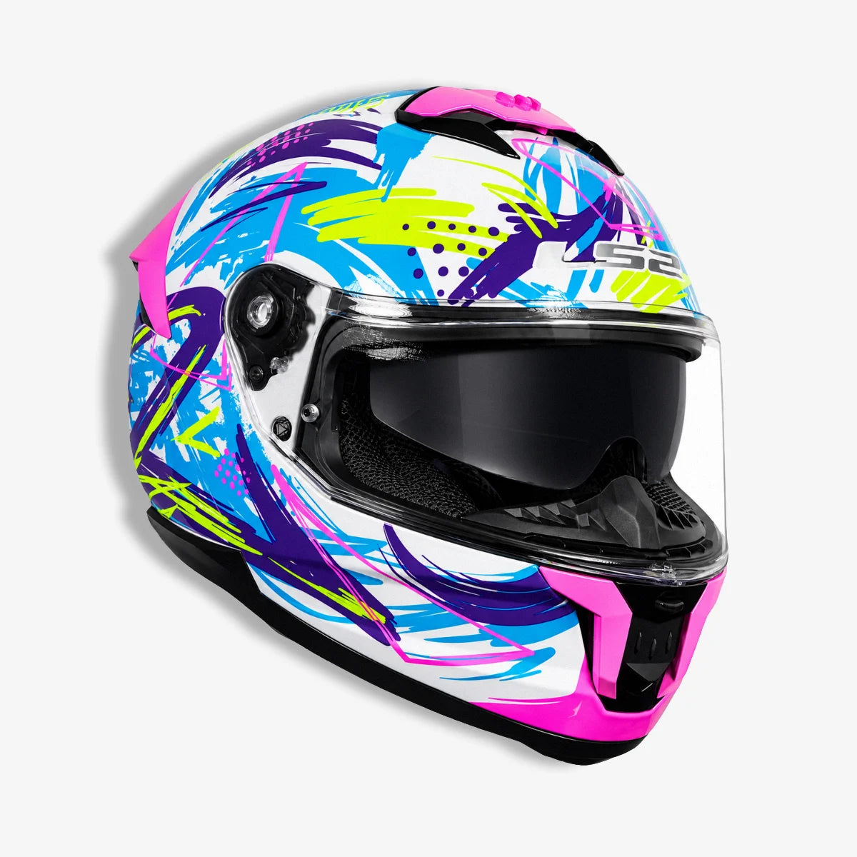 Capacete_Ls2_Fechado_Stream_II_FF808_Scratches_Fosco_Rosa