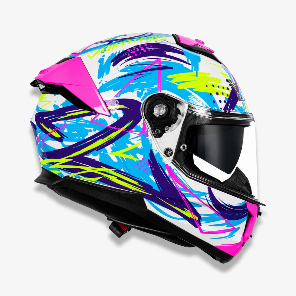 Capacete_Ls2_Fechado_Stream_II_FF808_Scratches_Fosco_Rosa