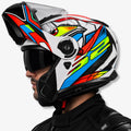 Capacete_Ls2_Fechado_FF908_Strobe_II_Xdron_Laranja