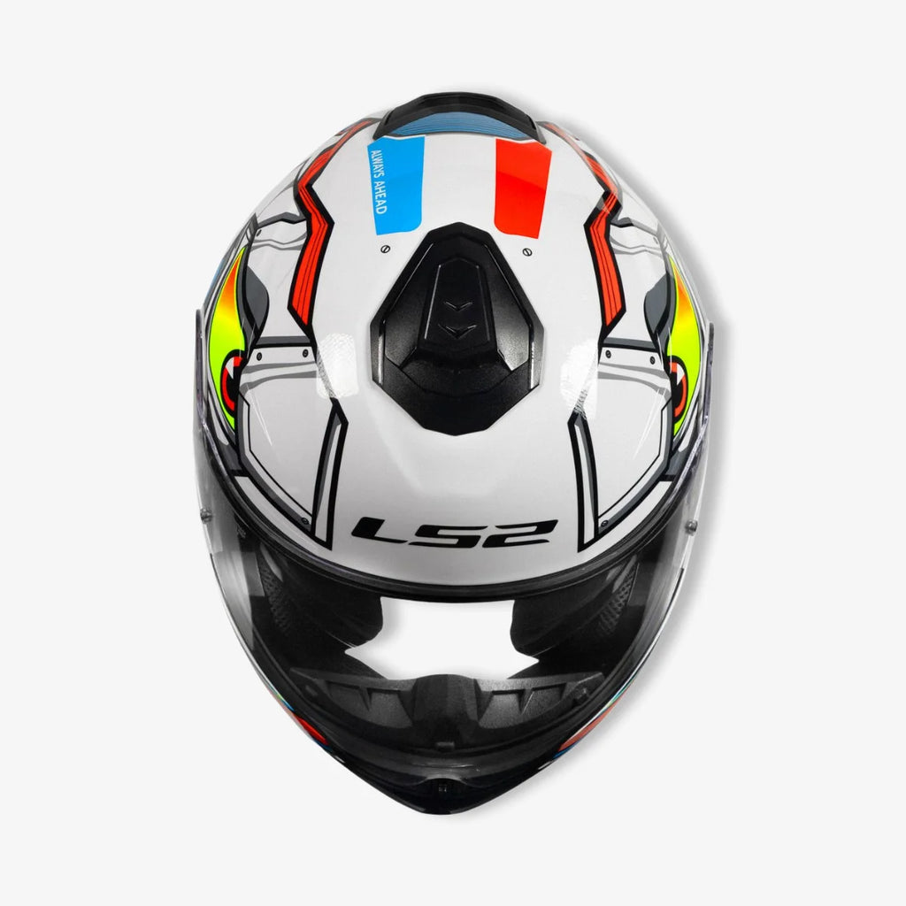 Capacete_Ls2_Fechado_FF908_Strobe_II_Xdron_Laranja