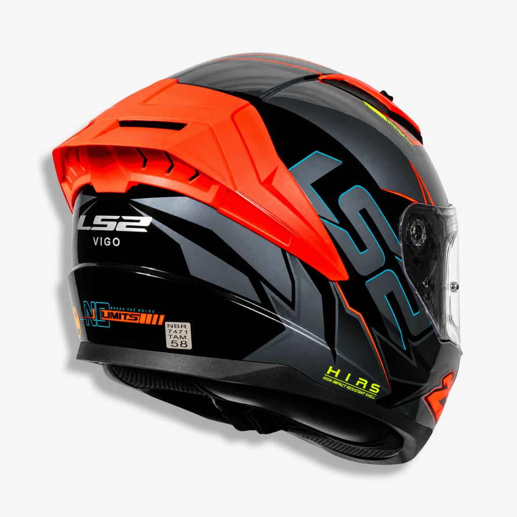 Capacete_Ls2_Fechado_FF810_Vigo_Limits_Laranja