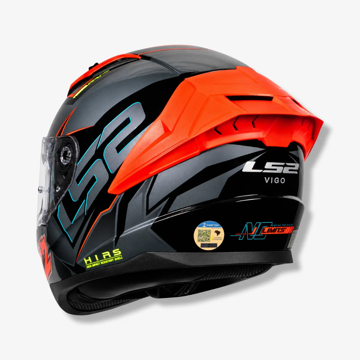 Capacete_Ls2_Fechado_FF810_Vigo_Limits_Laranja