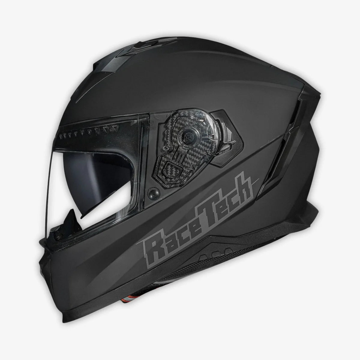 Capacete_Race_Tech_Fechado_Volt_Monocolor_Fosco_Preto