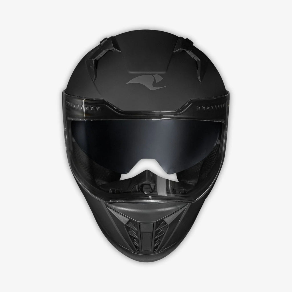 Capacete_Race_Tech_Fechado_Volt_Monocolor_Fosco_Preto