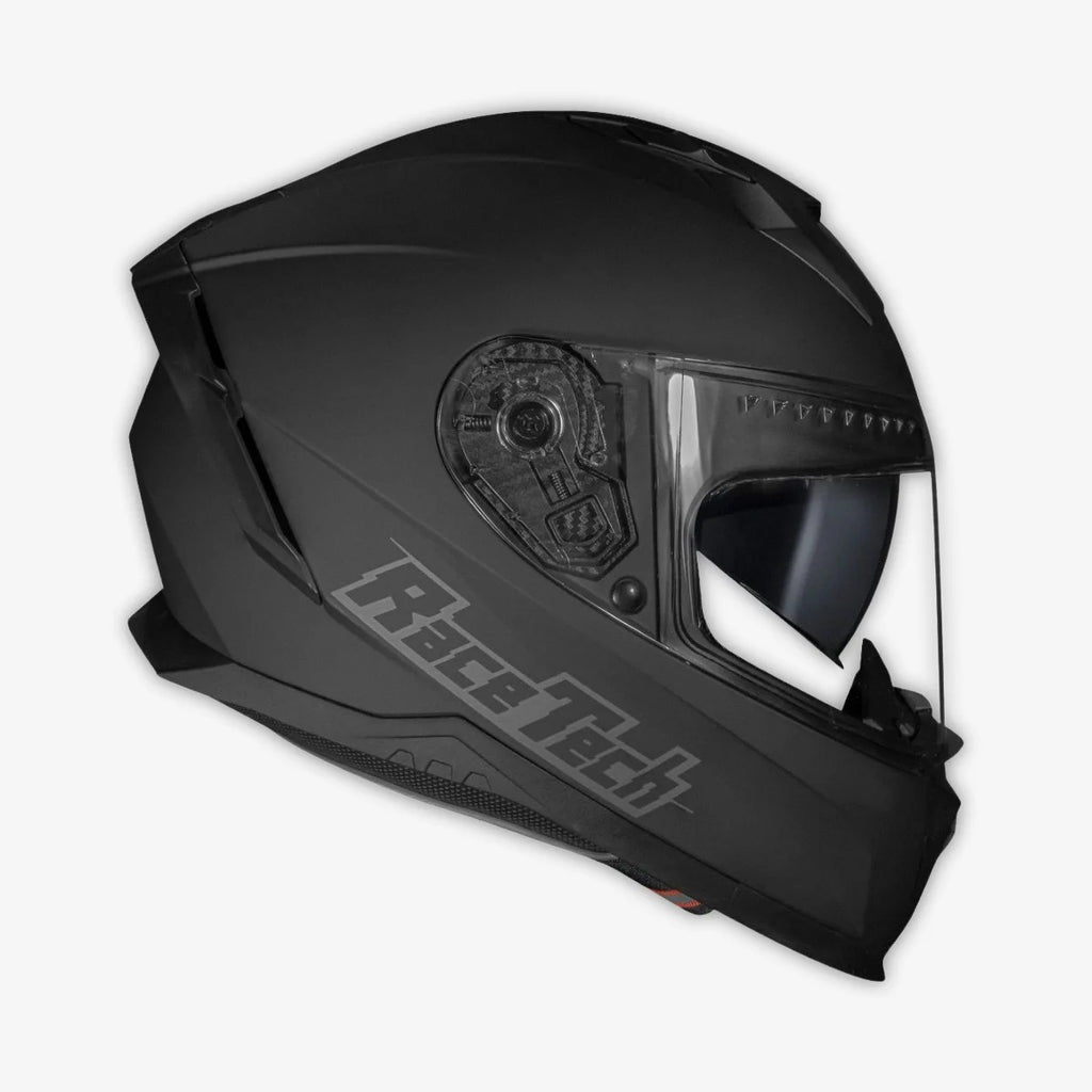 Capacete_Race_Tech_Fechado_Volt_Monocolor_Fosco_Preto