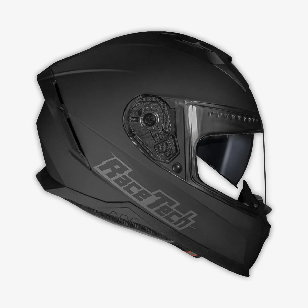 Capacete_Race_Tech_Fechado_Volt_Monocolor_Fosco_Preto