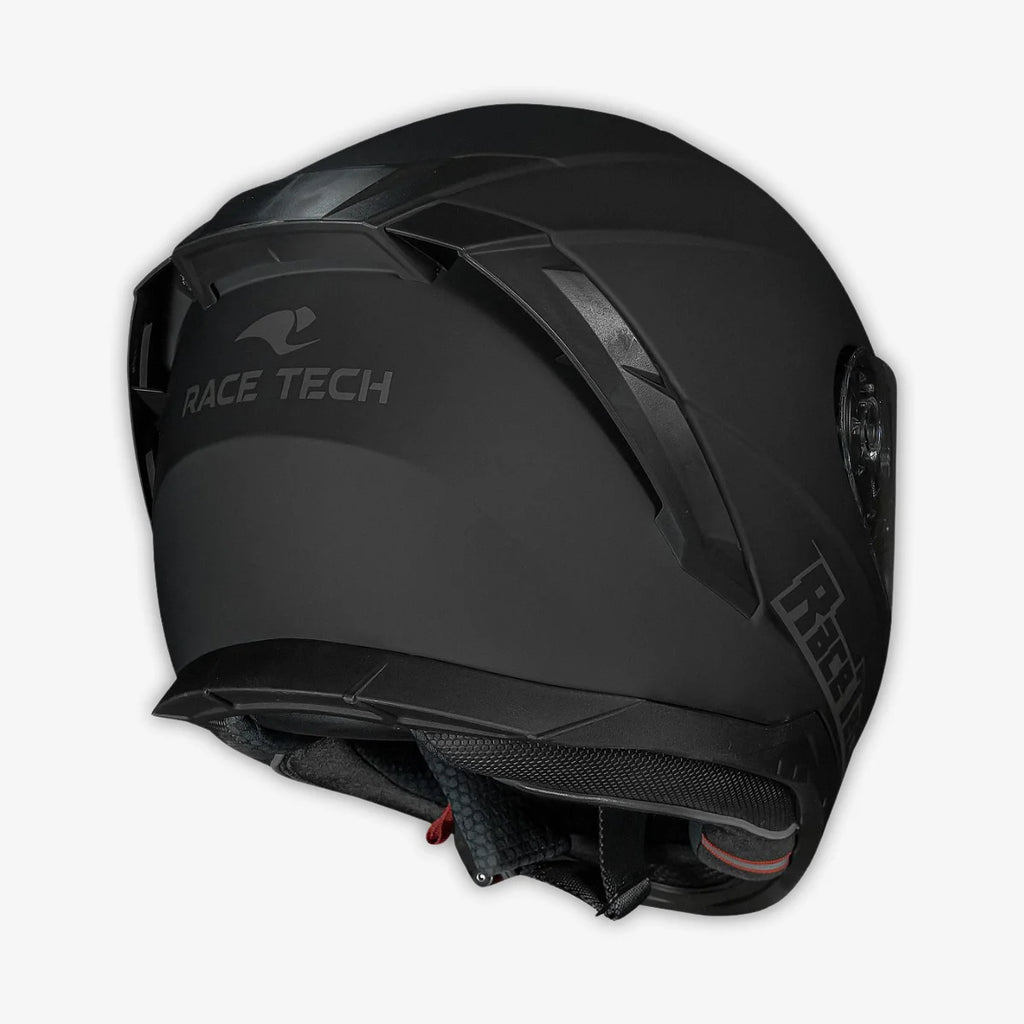Capacete_Race_Tech_Fechado_Volt_Monocolor_Fosco_Preto