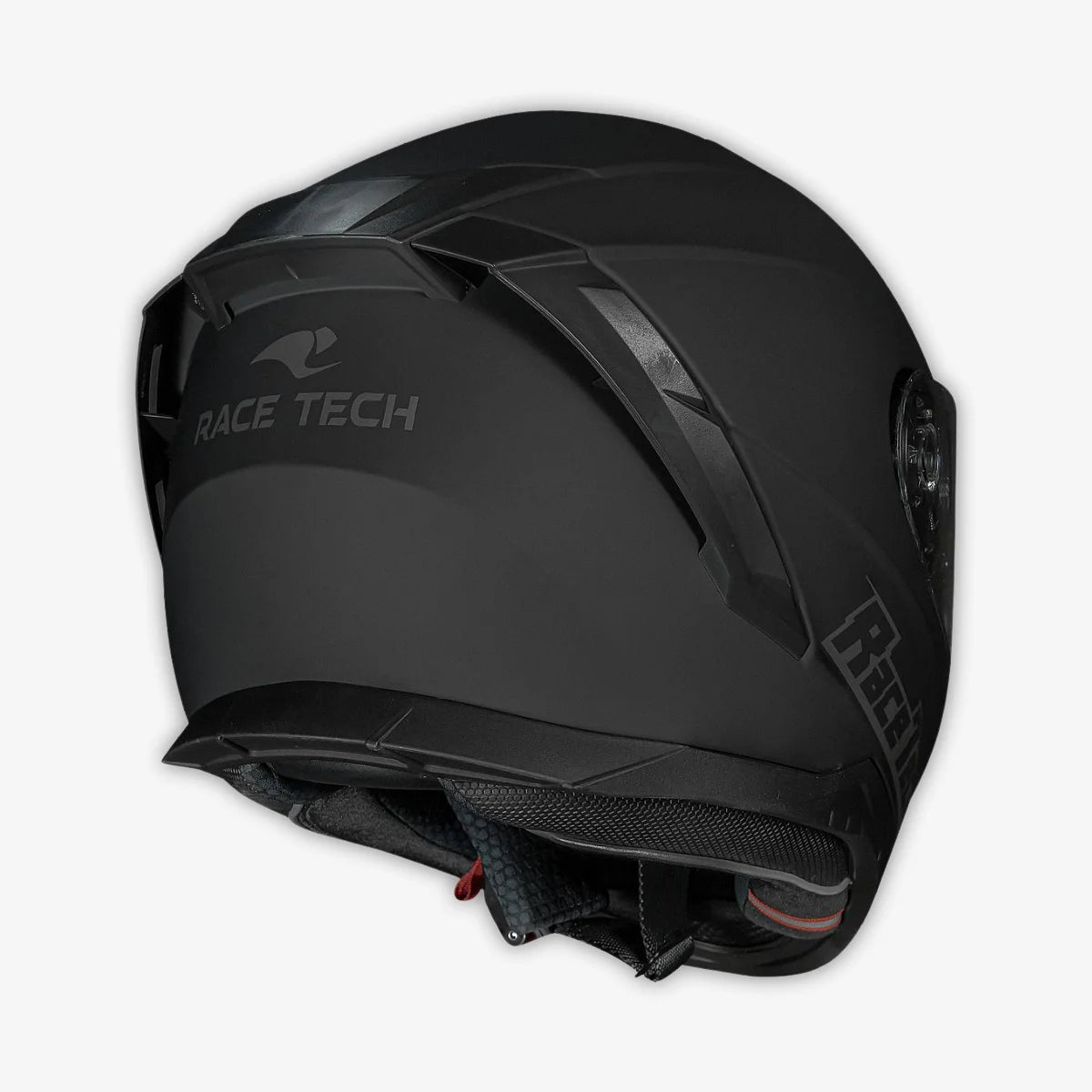Capacete_Race_Tech_Fechado_Volt_Monocolor_Fosco_Preto