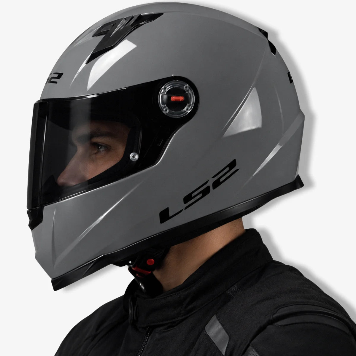 Capacete Ls2 Fechado FF358 Classic Monocolor Cinza